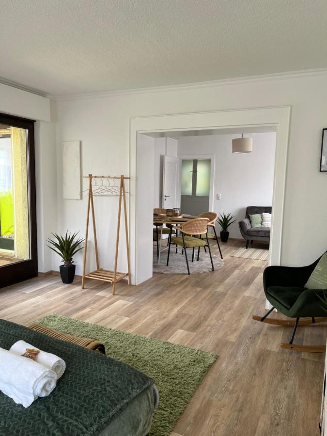 Korbstadt-Villa Rattan-Design Mit Balkon, Garten, Arbeitsplatz, Kueche Lichtenfels  Bagian luar foto